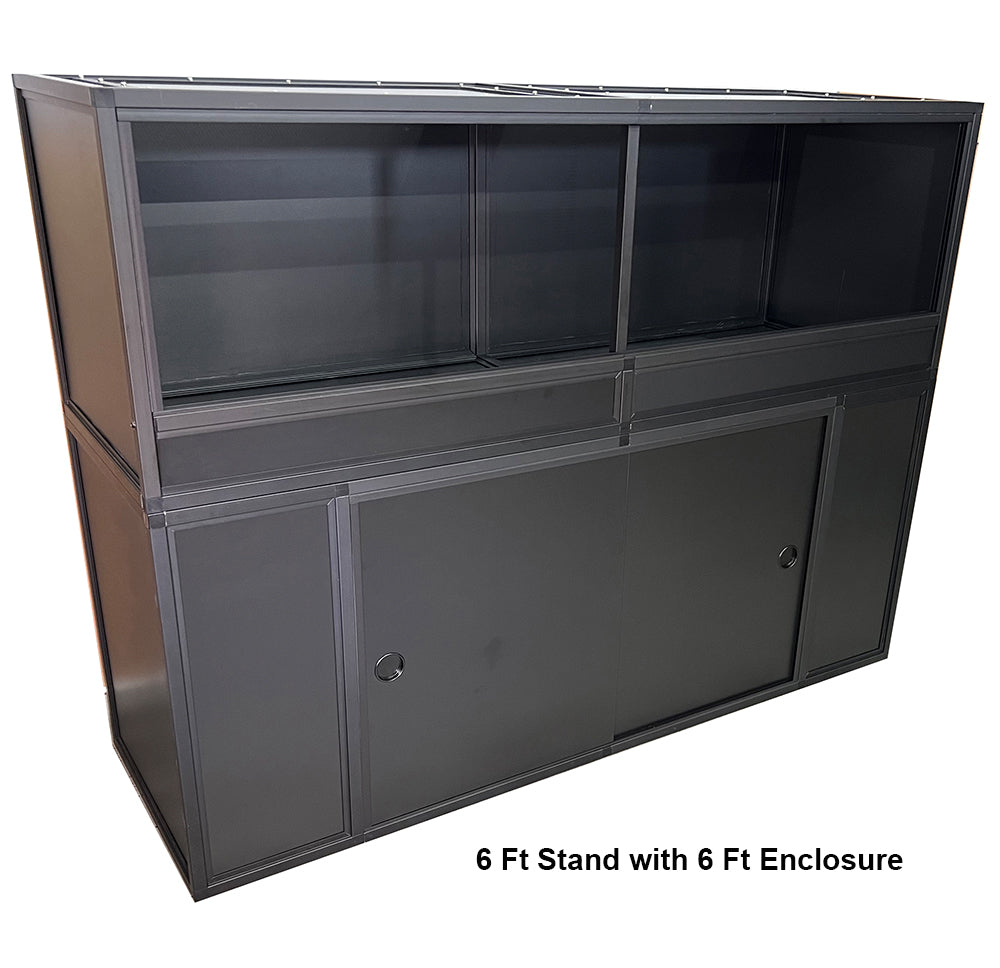 6 Ft Stand with 6 Ft Enclosure