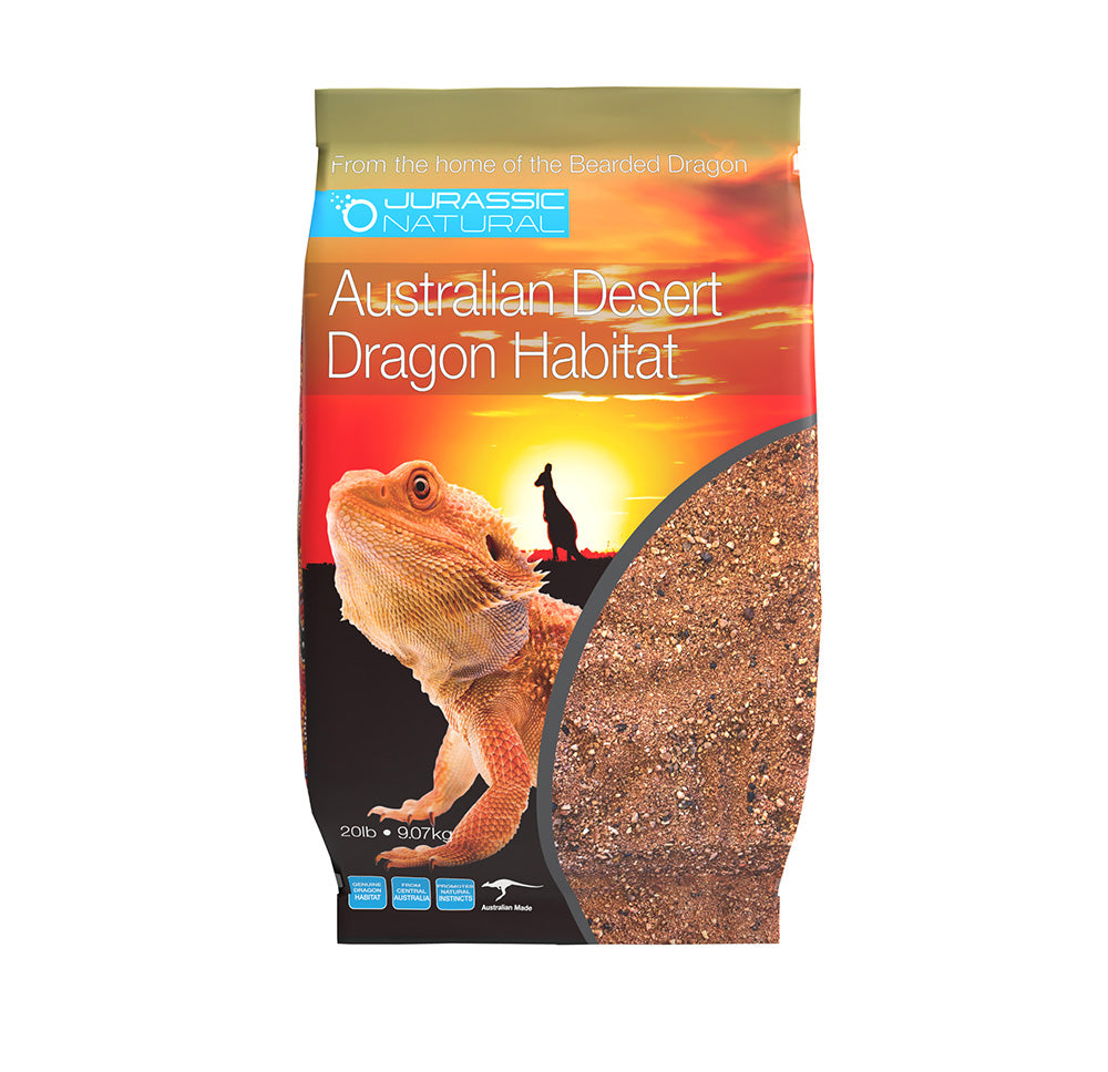 20 Pound bag of Australian Desert Dragon Habitat - Substrate from the Natural Home of the Bearded Dragon
