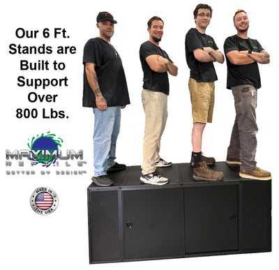 Made in the USA, our 6 Ft Stand will support over 800 Lbs.