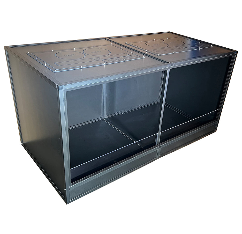 Essential 6 x 3 x 3 PVC and Aluminum Enclosure with humidity panels