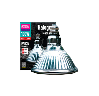 Arcadia halogen heat lamp 100watts