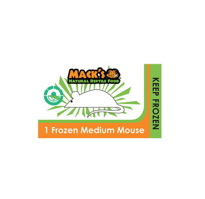 Mack's Natural Reptile Food offers these frozen medium mice singles that are individually wrapped
